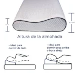Almohada Cervical Ergonómica - Rebote Lento - Imagen 4