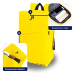 Mochila Full Neon Amarillo - Imagen 4