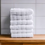 Toalla Medio Baño 6 piezas 100% Algodón 70x140