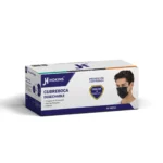 Caja Cubrebocas Desechable 30pzs - aqua, naranja y negro - Imagen 3