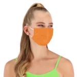 Caja Cubrebocas Desechable 30pzs - aqua, naranja y negro - Imagen 4