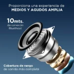 Auriculares Bluetooth Inalambricos con Banda para el Cuello HY02 - Imagen 6