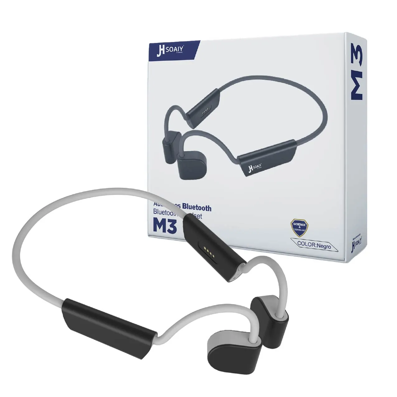 Audifonos de conduccion osea Hokins - 1 Audífonos Inalámbricos de Conducción Ósea - M3 - Imagen 1