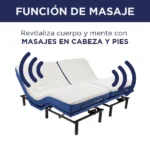 Base de Cama Eléctrica Ajustable + Colchón Memory Foam Thermal  | Función Masaje - Imagen 9