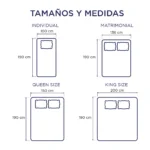 Colchón Bamboo Mattress | Tecnología Espuma Viscoelástica Memory Foam - Imagen 8