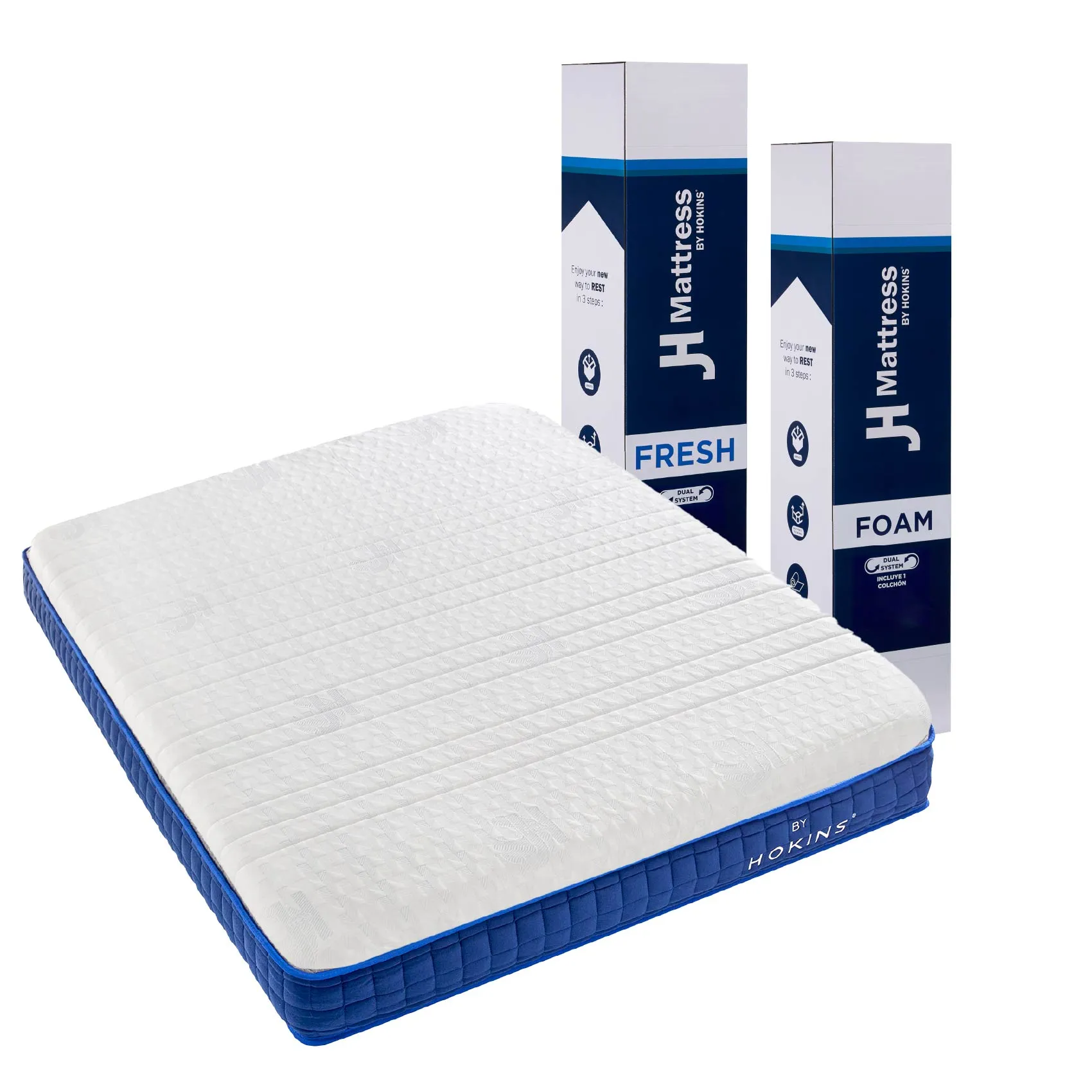Colchon Primary y Fresh Hokins - 1 Dual System: Colchón primario + colchón secundario 10cm (Fresh) - Imagen 1