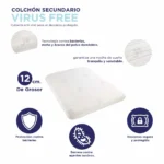 Dual System: Colchón primario + colchón secundario 12cm (Virus Free) - Imagen 4